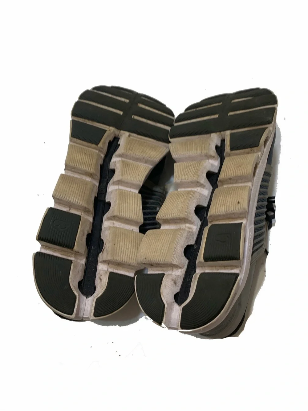 On Running Men's Black and Gray Athletic Running Shoes